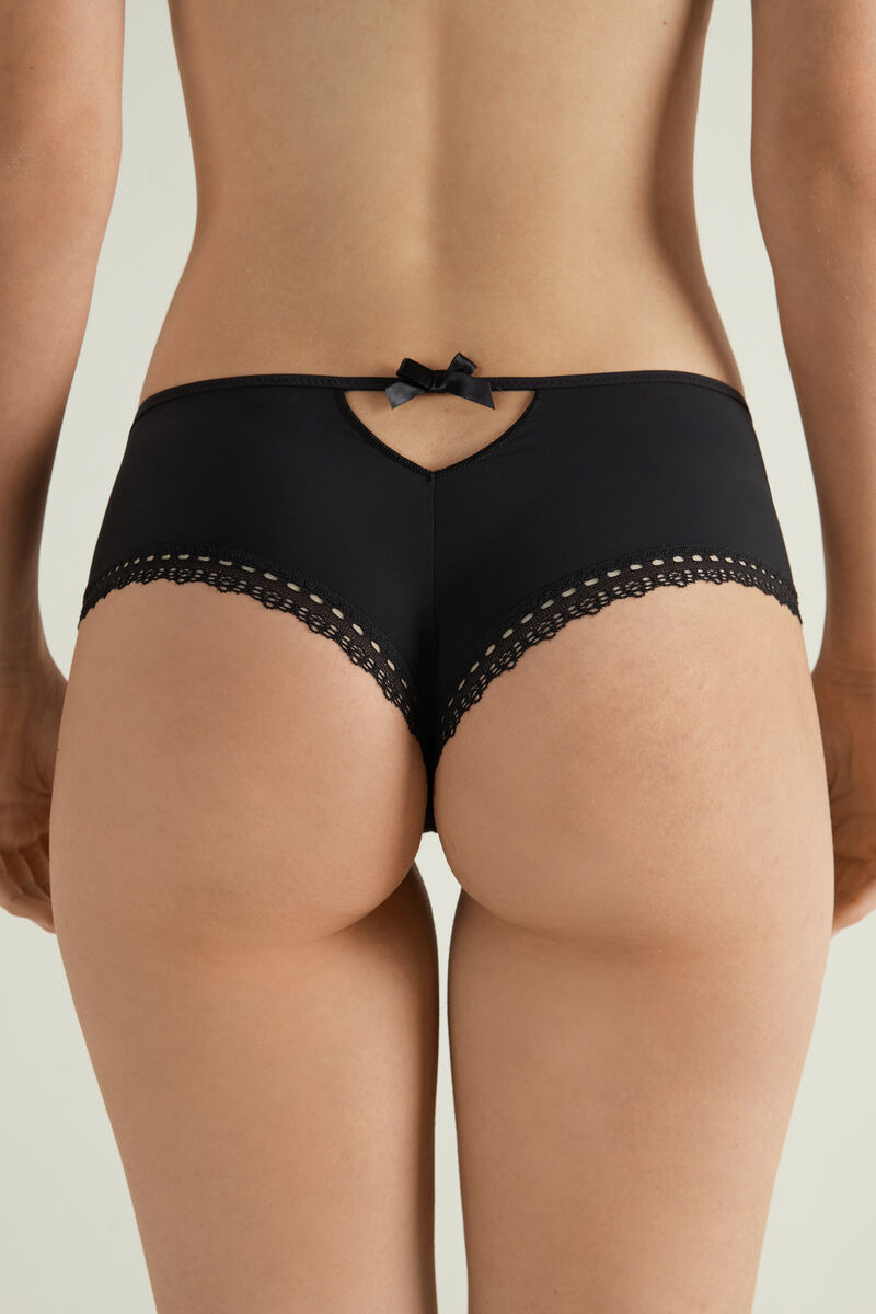Calzoncillos negros para mujer lindos 